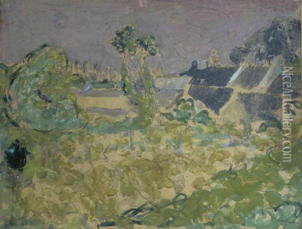 Maisons En Bretagne Oil Painting - Jean-Edouard Vuillard