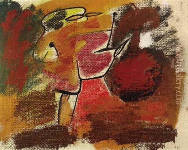 Composition Oil Painting - Arshile Gorky