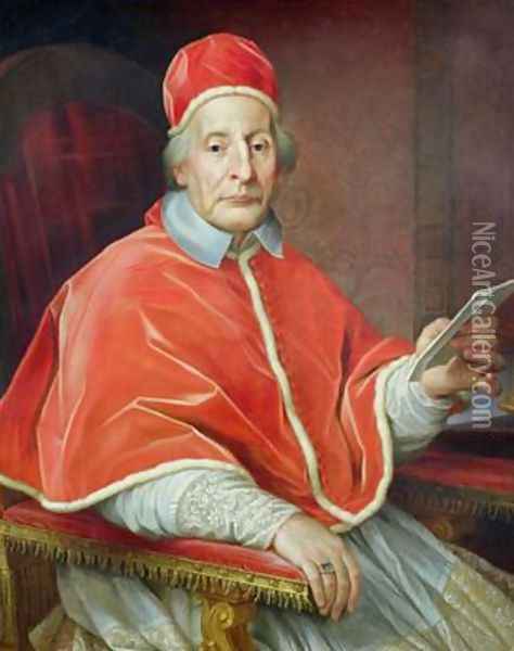 Portrait of Pope Clement XII Oil Painting - Agostino Masucci