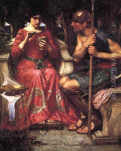 Jason and Medea Oil Painting - John William Waterhouse