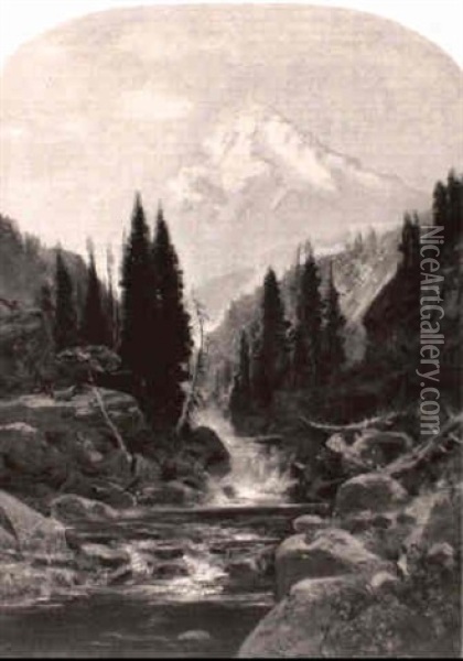 Sierra Landscape Oil Painting - William Keith