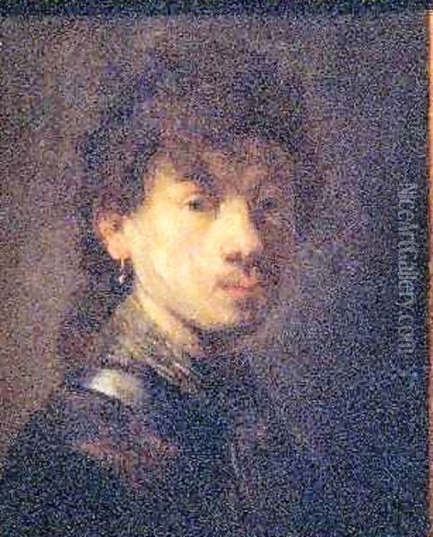 Self Portrait 3 Oil Painting - Rembrandt Van Rijn