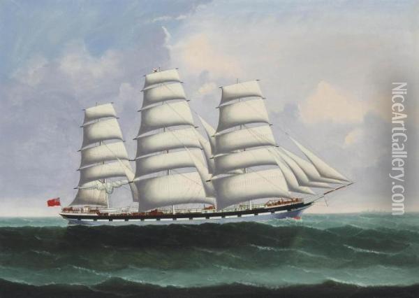 The Coolie Ship 
Avon 
 Under Full Sail Oil Painting - Lai Fong