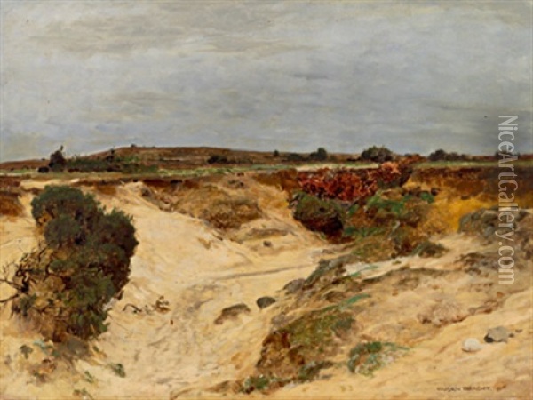 Sandgrube Oil Painting - Eugen Felix Prosper Bracht