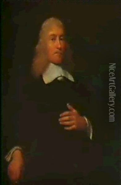 Portraits Of William Carr Of Ferniehurst; And               Of His Wife (2) Oil Painting - Abraham Staphorst