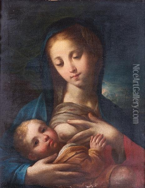 The Madonna And Child Oil Painting - Francesco Trevisani