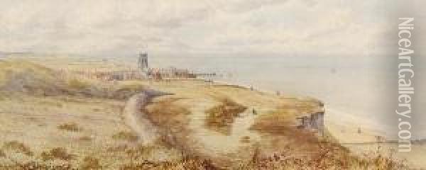 A View Of Cromer Oil Painting - Charles Harmony Harrison