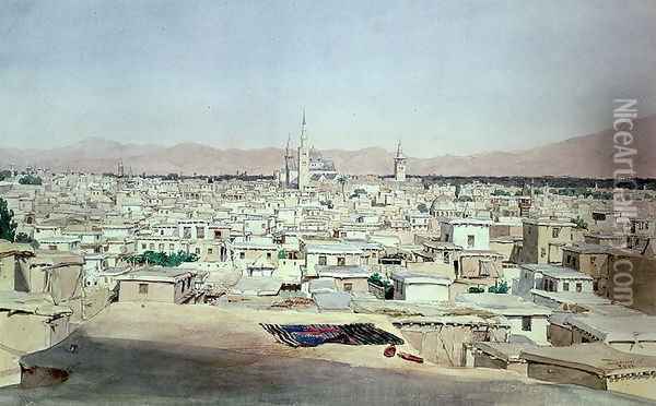 Damascus, 1844 Oil Painting - Max Schmidt