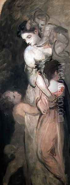 Charity Oil Painting - Sir Joshua Reynolds