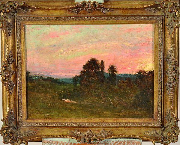 paysage Oil Painting - Jules Louis Machard