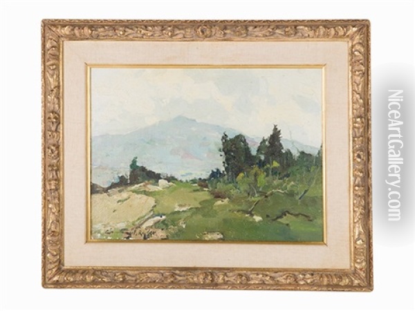 The Hills Oil Painting - Chauncey Foster Ryder