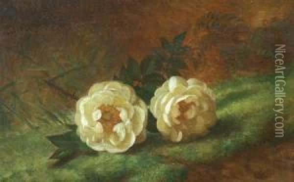 Roses Oil Painting - George Henry Hall