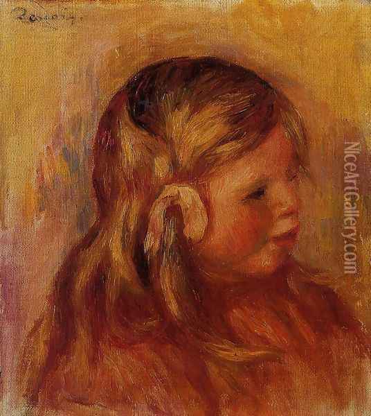 Portrait Of Claude Oil Painting - Pierre Auguste Renoir