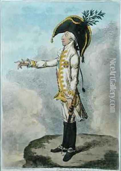 The Archduke Oil Painting - James Gillray