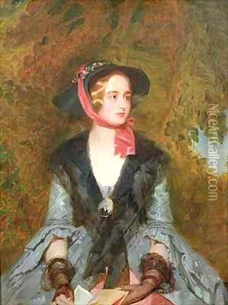 Rose Bradwardine, Heroine of 'Waverley' Oil Painting - John Bostock