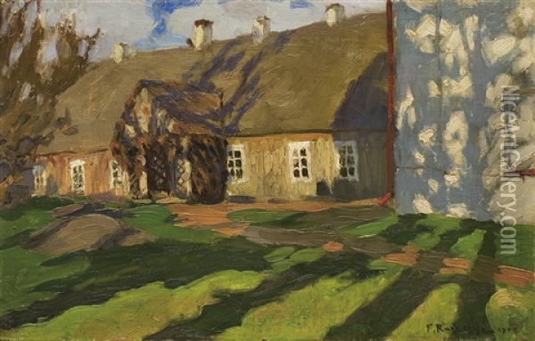 Bohdanow In The Spring Oil Painting - Ferdynand Ruszczyc