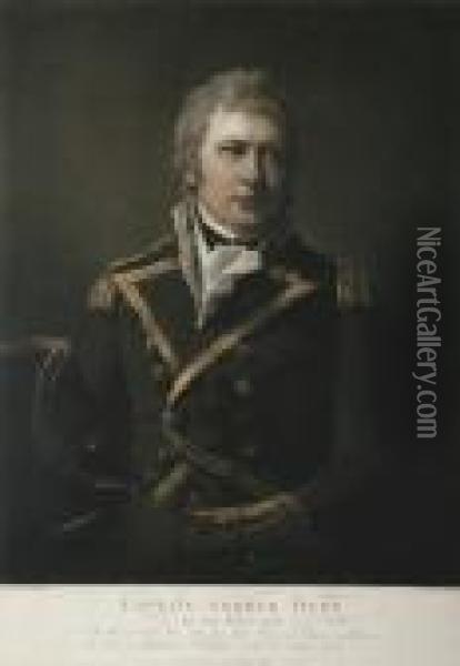 A Portrait Of Captain George Duff Oil Painting - Sir Henry Raeburn