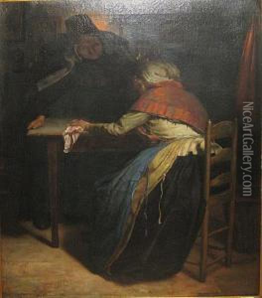 La Consolatrice Oil Painting - Georges Nauwelaerts