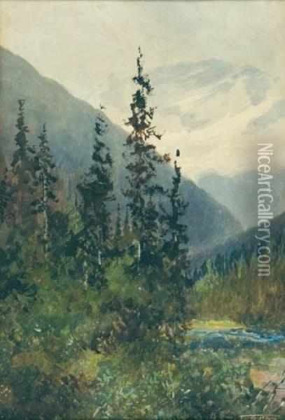 Landscape Oil Painting - Frederic Marlett Bell-Smith