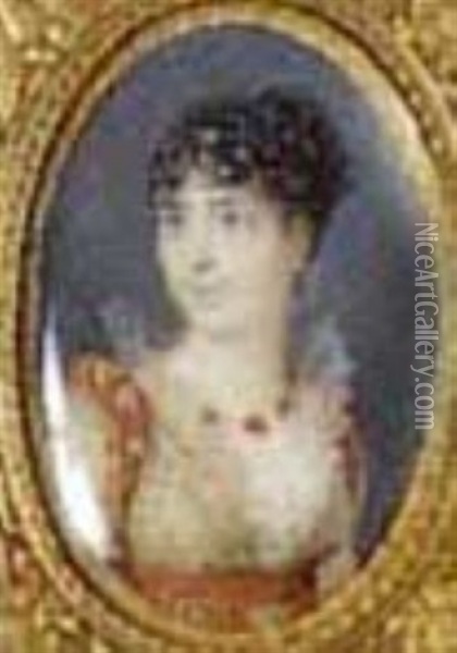 Portrait De L'imperatrice Josephine Oil Painting - Jean-Baptiste Isabey