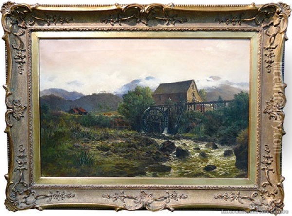 Canterbury Mill Oil Painting - John Gibb