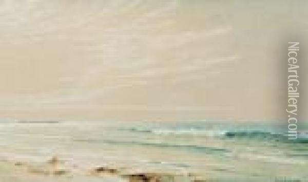 Coastal Scene Oil Painting - William Trost Richards