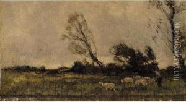 Pastoral Scene Oil Painting - William Alfred Gibson
