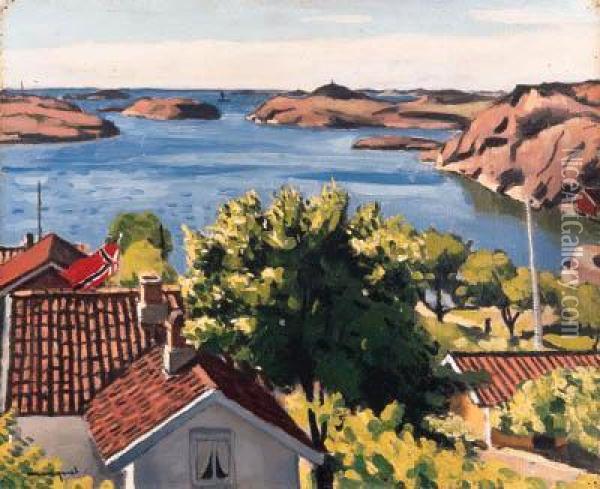 Paysage Hesnes, Norvge Oil Painting - Albert Marquet