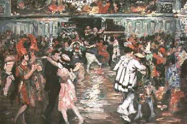 The Ball at the Moulin Rouge Oil Painting - Marcel Leprin