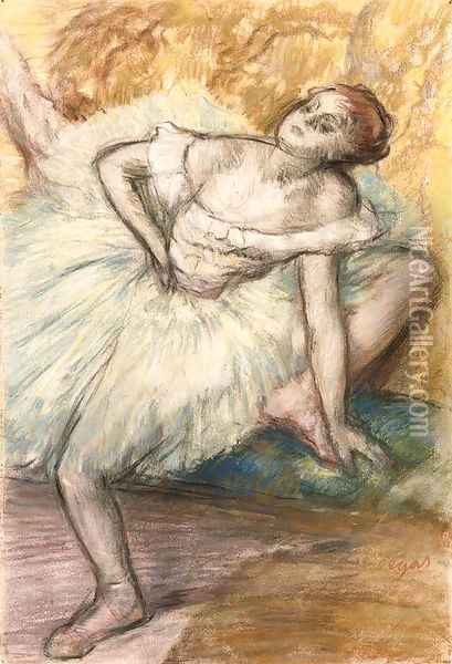 Danseuse 3 Oil Painting - Edgar Degas