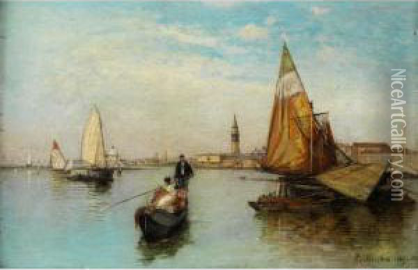 Venedig Oil Painting - Carl Freiherr Von Malchus