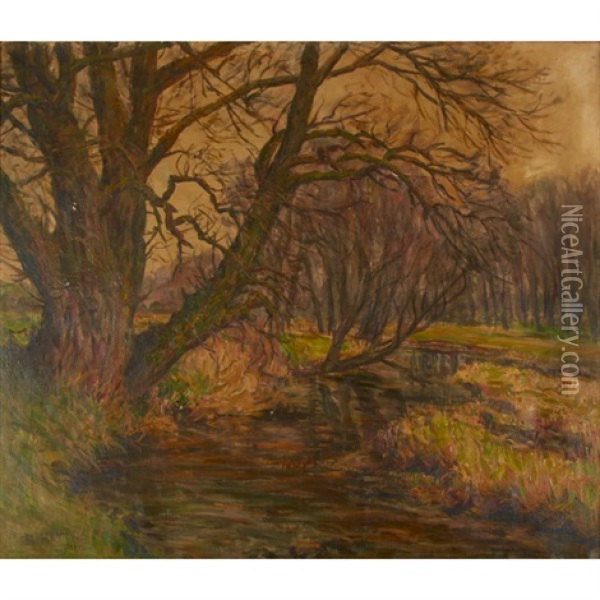 Landscape Oil Painting - Rudolf Petuel