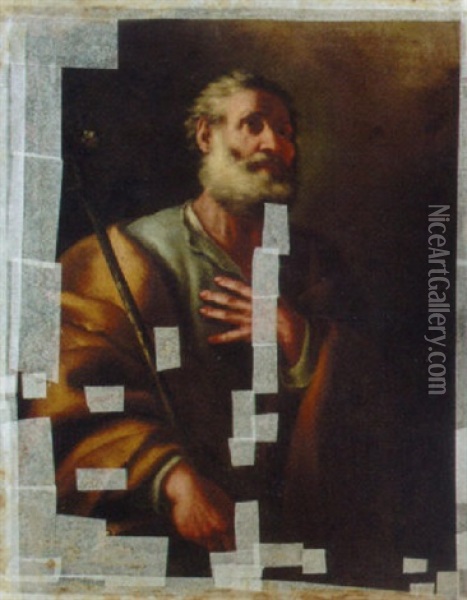 Saint Joseph Oil Painting - Cesare Fracanzano
