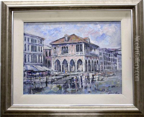Venecia Oil Painting - Joan Bauza Mas