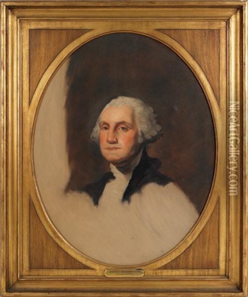 Of George Washington Oil Painting - Gilbert Stuart