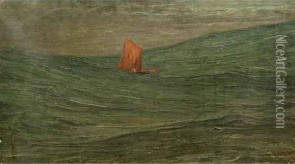 Marine Oil Painting - Auguste Matisse