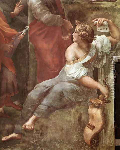 The Parnassus [detail: 5] Oil Painting - Raphael