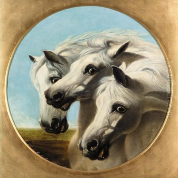 Pharaoh's Horses oil painting reproduction by John Frederick Herring