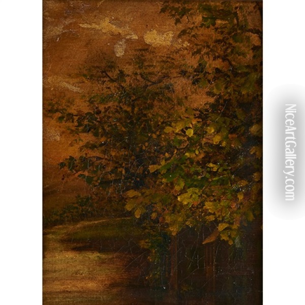 Landscape Oil Painting - Edward Bannister