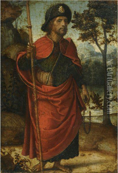 Saint James The Greater Oil Painting - Miguel Esteve