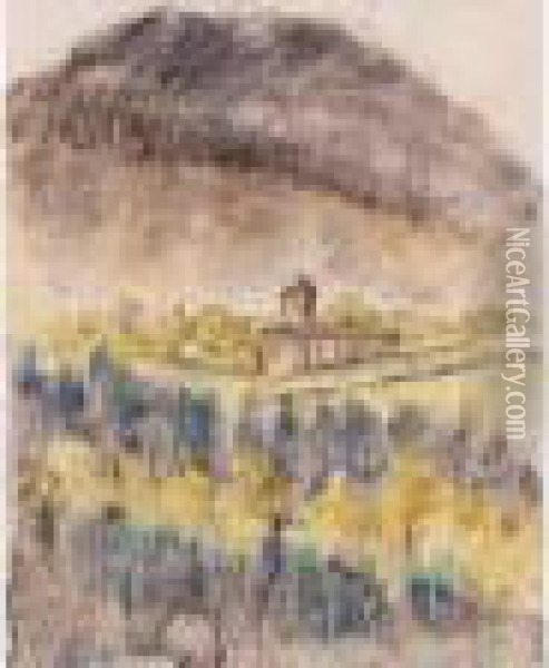 Eglise En Montagne Oil Painting - Pierre Bonnard