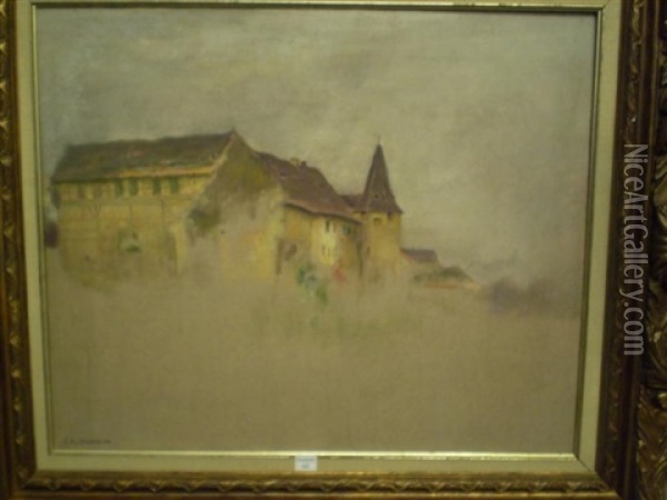 Brouillard Oil Painting - Jules Alexis Muenier