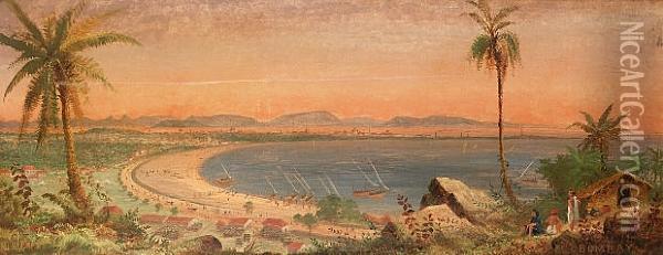 Bombay From Malabar Hill, India Oil Painting - Horace Van Ruith