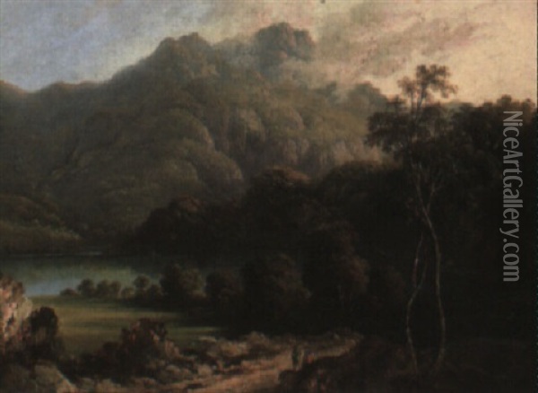 Loch Lomond Oil Painting - Horatio McCulloch