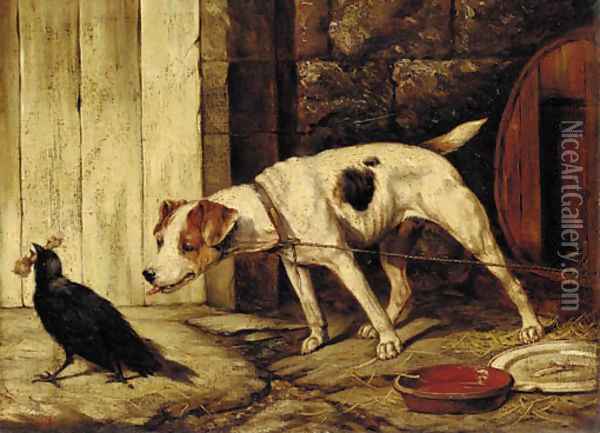 The stolen bone Oil Painting - Fannie Moody