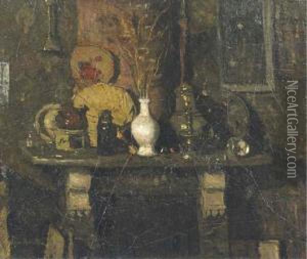 Schoorsteen: The Chimneypiece Oil Painting - Suze Robertson