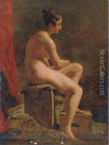 Academie De Femme Nue Oil Painting - William Etty