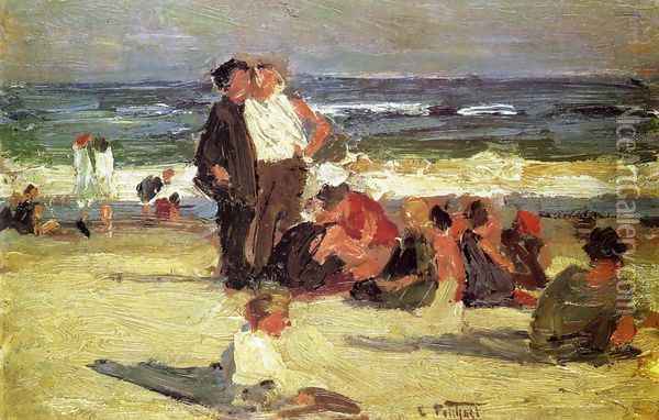 Beach Scene III Oil Painting - Edward Henry Potthast