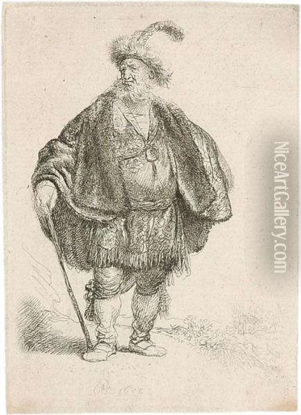 Der Perser Oil Painting - Rembrandt Van Rijn