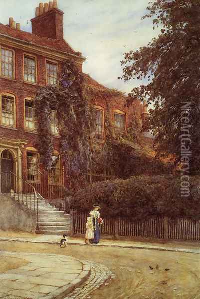 Stanfield House, Hampstead Oil Painting - Helen Mary Elizabeth Allingham